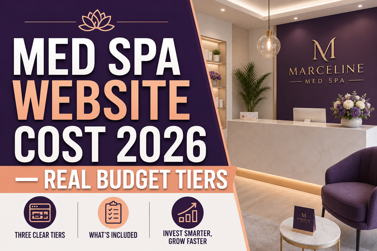 Med Spa Website Cost in 2026: Real Pricing Breakdown ($800–$15,000+) - Healthcare Web Design Insights