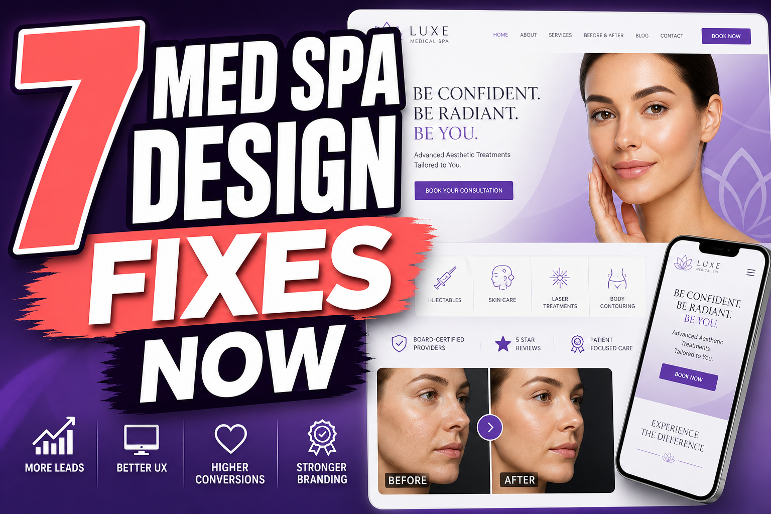 Medical Spa Website Design: 12 Tips That Convert Visitors into Patients (2026) - Healthcare Web Design Insights